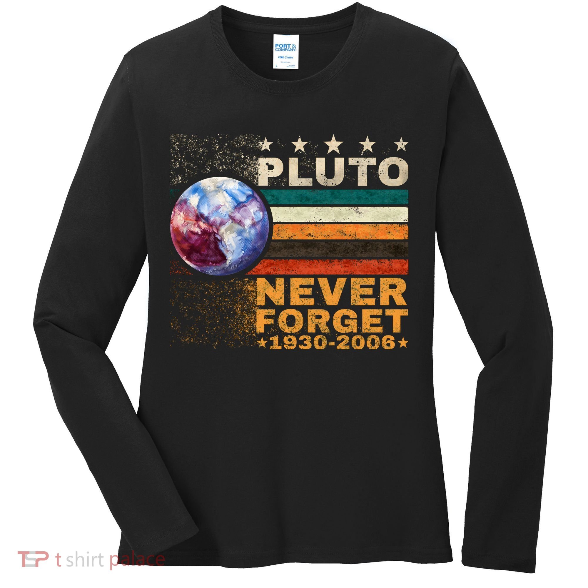 PLUTO NEVER FORGET Women's Long Sleeve Shirt