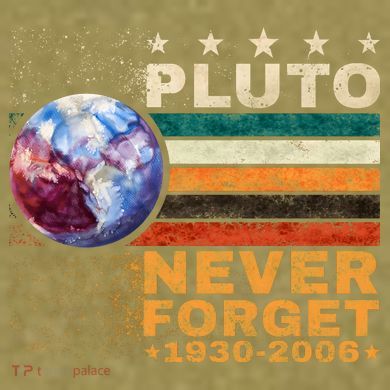 PLUTO NEVER FORGET Garment-Dyed Women's Muscle Tee
