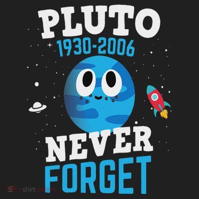 Pluto Never Forge Astronomy Science Space Geek Women's Sweatshirt