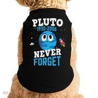 Pluto Never Forge Astronomy Science Space Geek Doggie Tank thumb 0