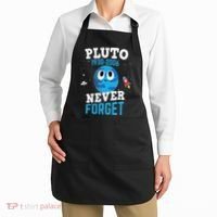 Pluto Never Forge Astronomy Science Space Geek Apron thumb 2