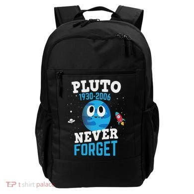 Pluto Never Forge Astronomy Science Space Geek Backpack