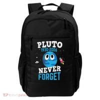 Pluto Never Forge Astronomy Science Space Geek Backpack thumb 0
