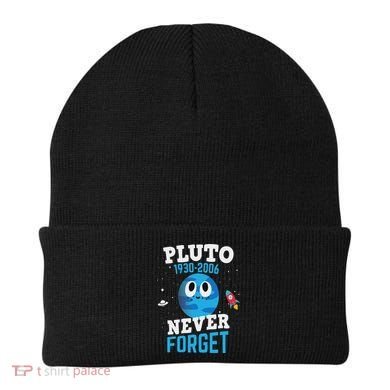 Pluto Never Forge Astronomy Science Space Geek Beanie
