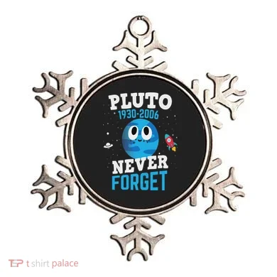 Pluto Never Forge Astronomy Science Space Geek Ornament