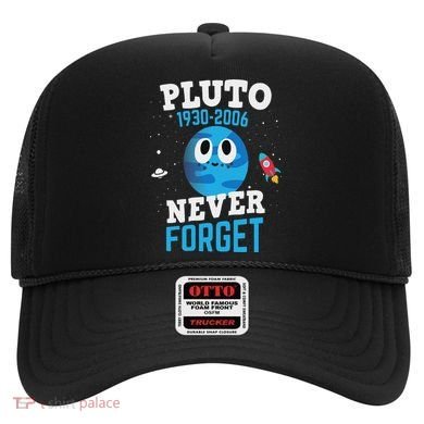 Pluto Never Forge Astronomy Science Space Geek Hat