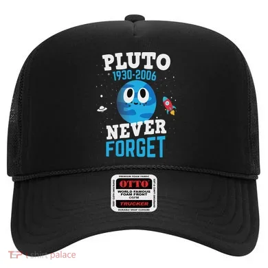 Pluto Never Forge Astronomy Science Space Geek Hat