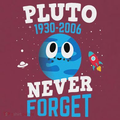 Pluto Never Forge Astronomy Science Space Geek 16oz Travel Tumbler