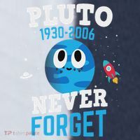 Pluto Never Forge Astronomy Science Space Geek Sport-Tek Competitor United Soccer Jersey thumb 4