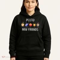 Pluto New Friends Dwarf Planets Funny Astronomy Science Hoodie thumb 5