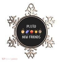 Pluto New Friends Dwarf Planets Funny Astronomy Science Ornament thumb 0
