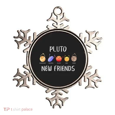 Pluto New Friends Dwarf Planets Funny Astronomy Science Ornament