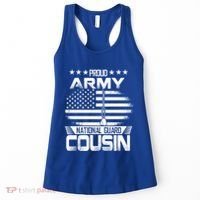 Proud National Guard Veteran Cousin With Us Flag Patrioitc Gift Women's Tank Top thumb 0