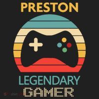 Preston Name Gift Personalized Legendary Gamer Beanie thumb 2