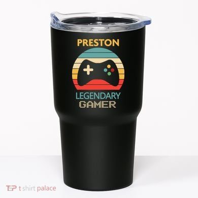 Preston Name Gift Personalized Legendary Gamer Tumbler