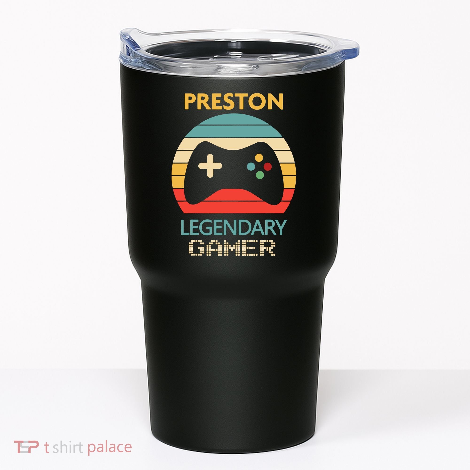 Preston Name Gift Personalized Legendary Gamer Tumbler
