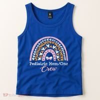 Pediatric Nurse Hemonc Pediatric Hematology Oncology Gift Tank Top thumb 2