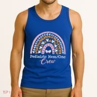 Pediatric Nurse Hemonc Pediatric Hematology Oncology Gift Tank Top thumb 3