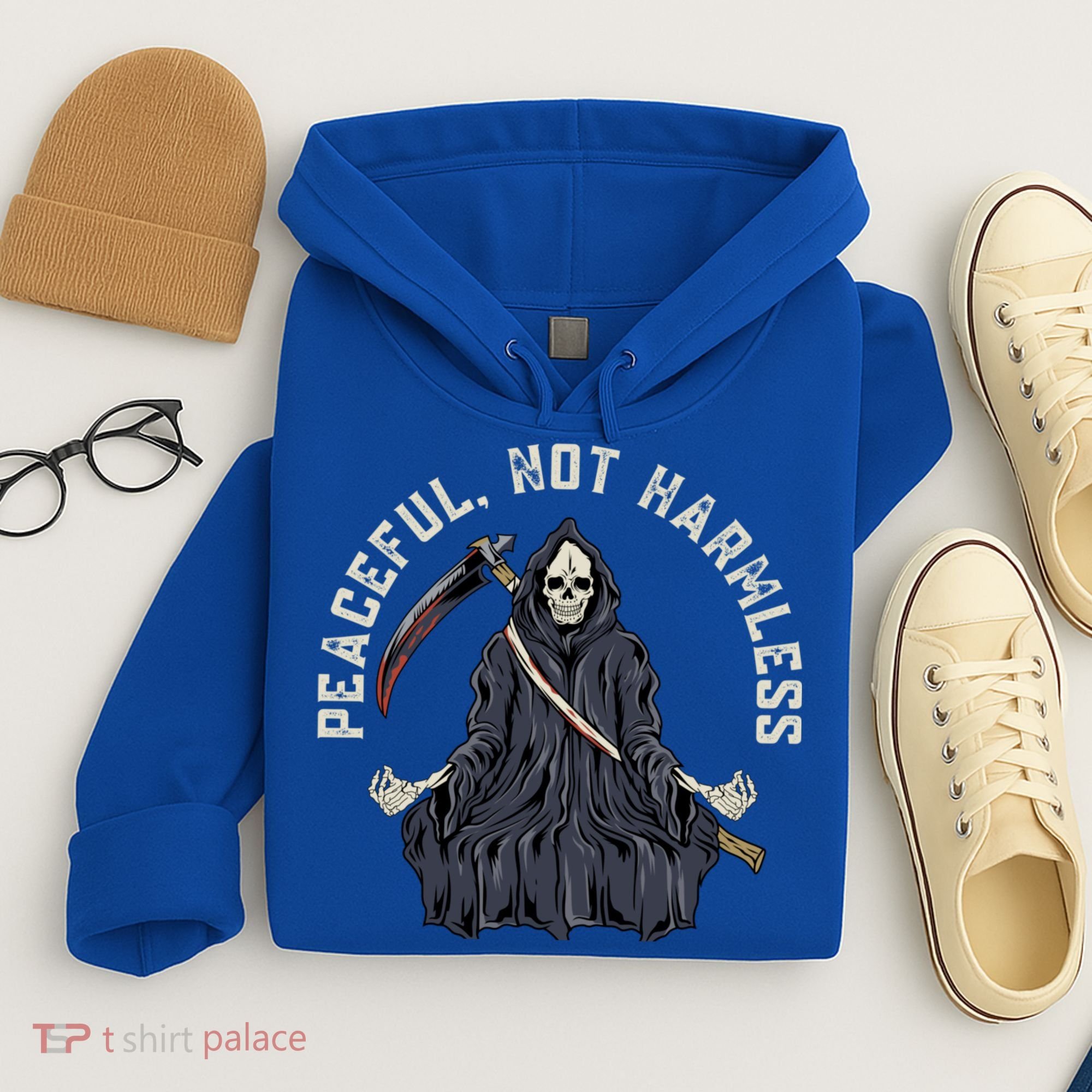 Peaceful, Not Harmless Peaceful Not Harmless Hoodie