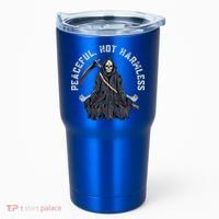 Peaceful, Not Harmless Peaceful Not Harmless Tumbler thumb 0