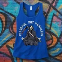 Peaceful, Not Harmless Peaceful Not Harmless Women's Tank Top thumb 3