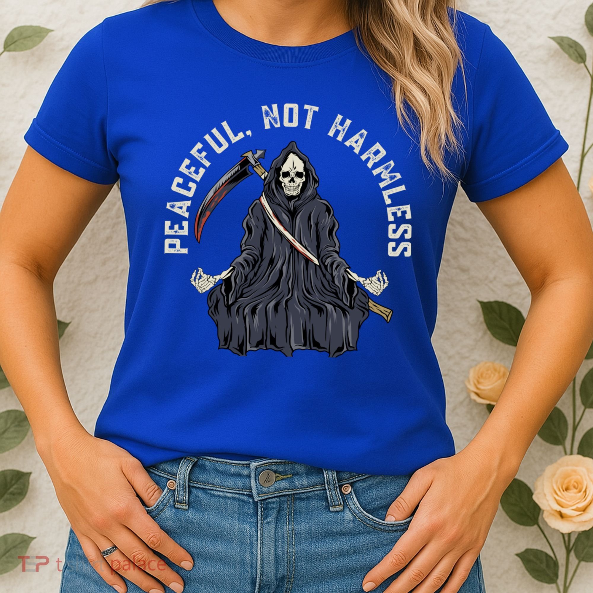 Peaceful, Not Harmless Peaceful Not Harmless Women's T-Shirt