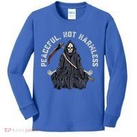 Peaceful, Not Harmless Peaceful Not Harmless Kids Long Sleeve Shirt thumb 0