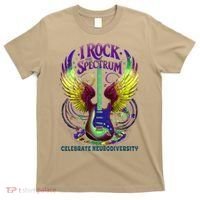 Proud Neurodiversity I ROCK THE SPECTRUM Autism Awareness T-Shirt thumb 0