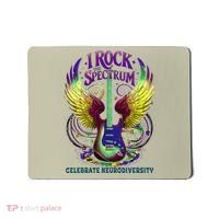 Proud Neurodiversity I ROCK THE SPECTRUM Autism Awareness Mousepad thumb 0
