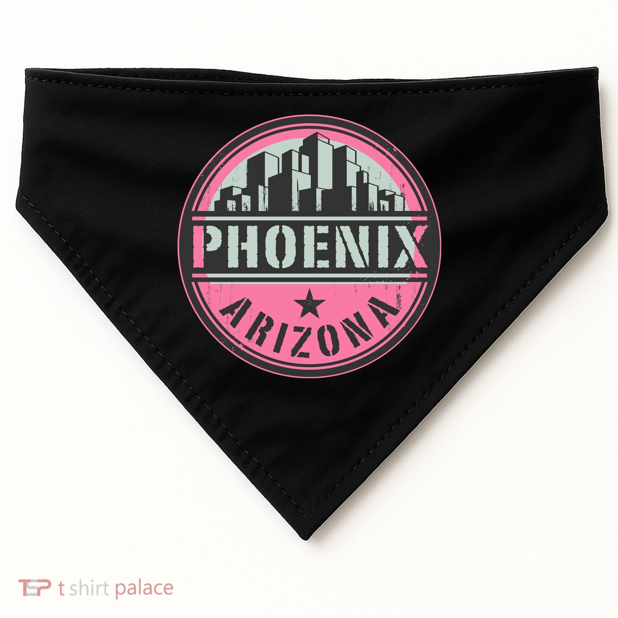 Phoenix Neon Logo USA-Made Doggie Bandana