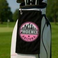 Phoenix Neon Logo Golf Towel thumb 2