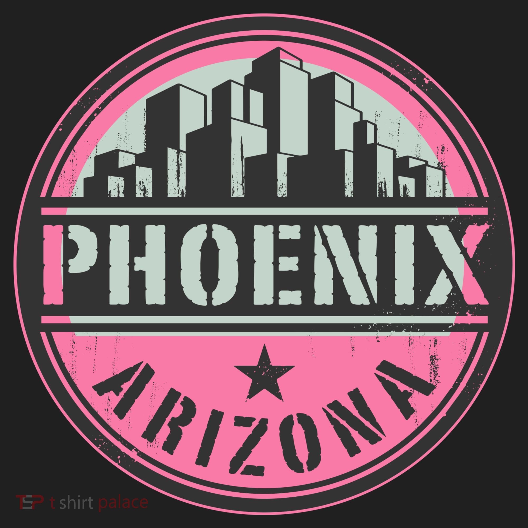 Phoenix Neon Logo Golf Towel