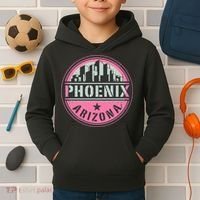 Phoenix Neon Logo Kids Hoodie thumb 2