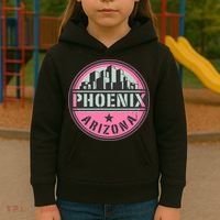 Phoenix Neon Logo Kids Hoodie thumb 3
