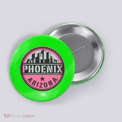 Phoenix Neon Logo Button