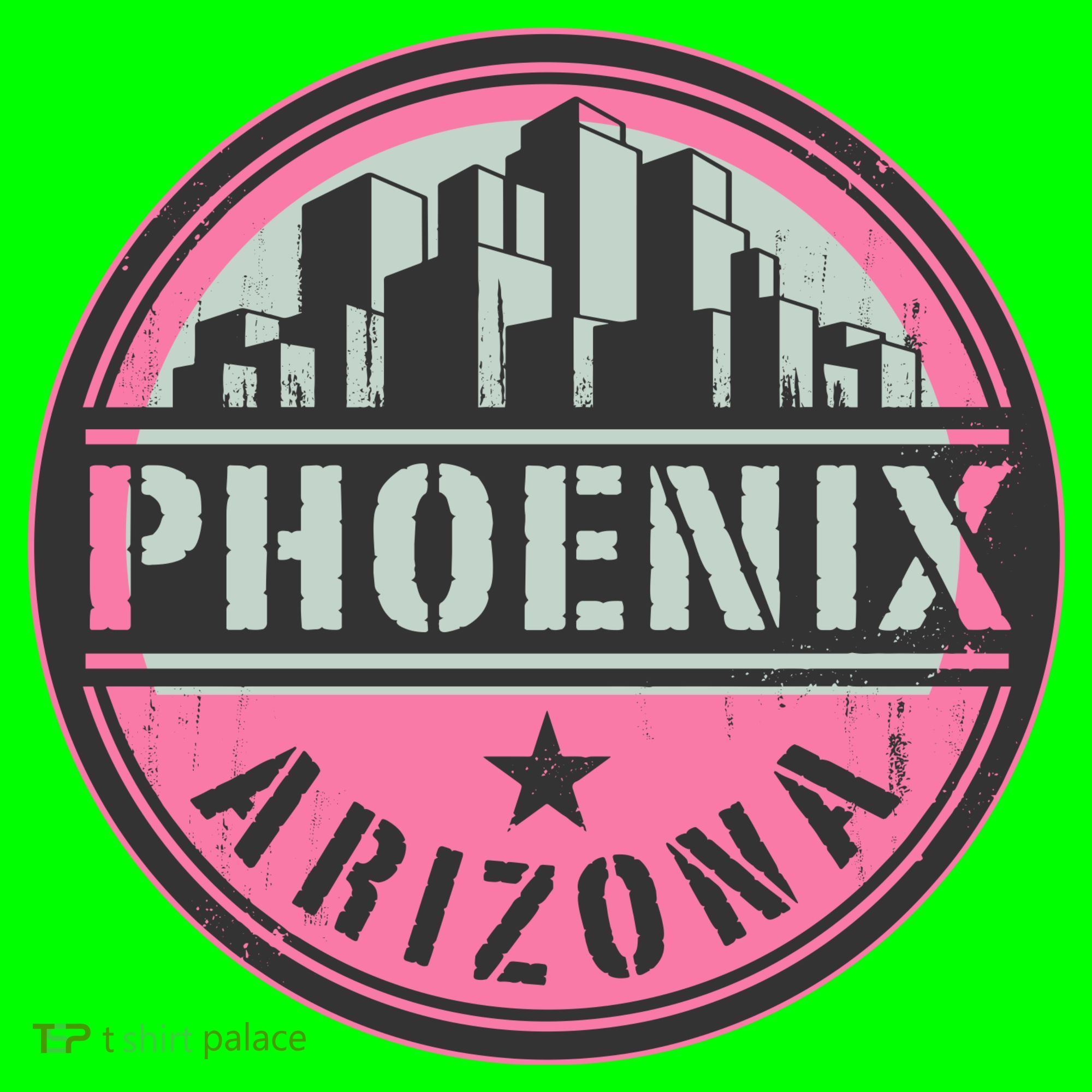 Phoenix Neon Logo Button