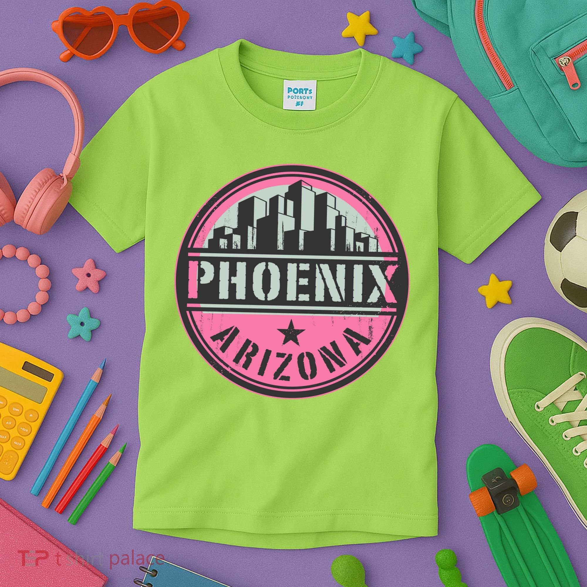 Phoenix Neon Logo Kids T-Shirt
