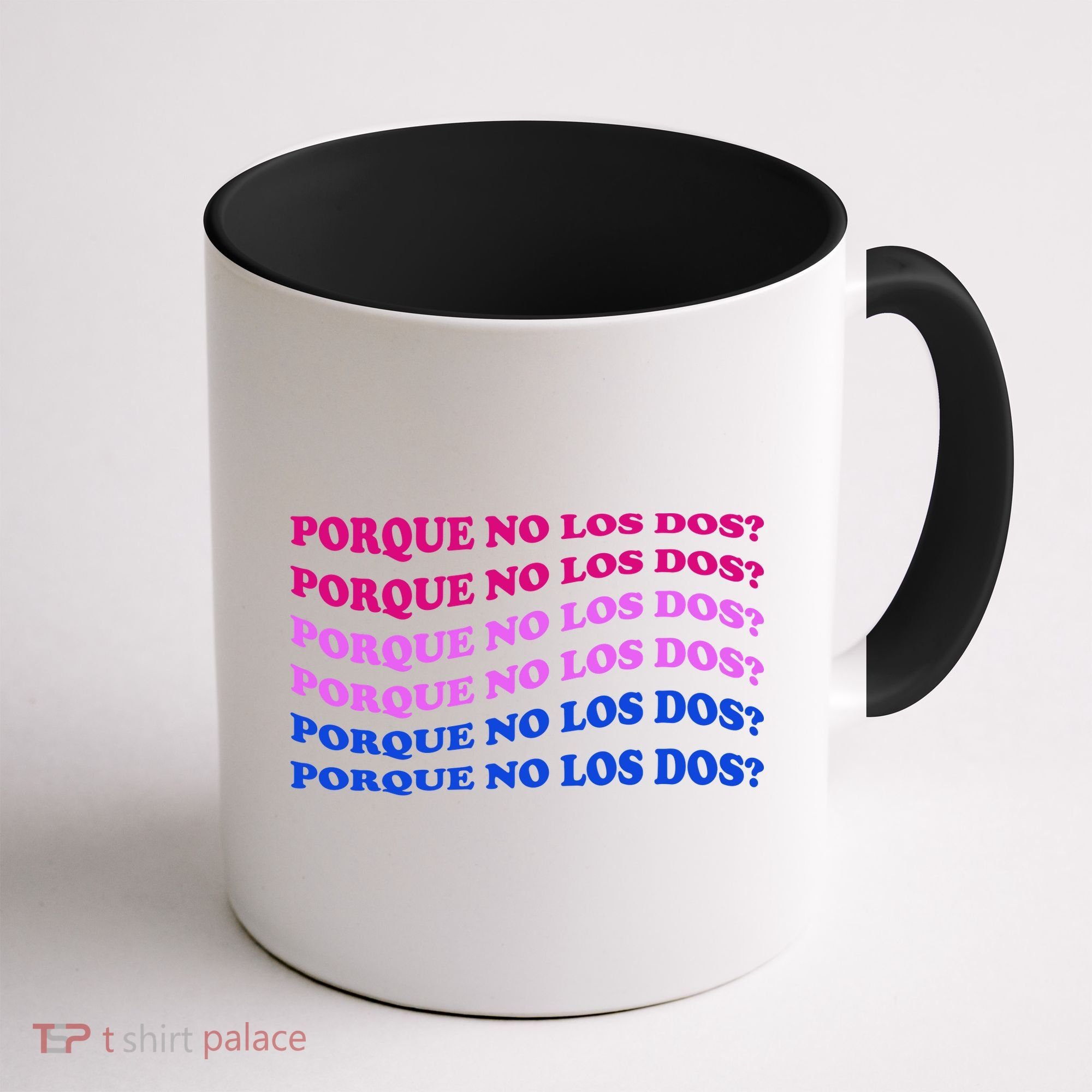 Porque No Los Dos Why Not Both Spanish Mexico Bisexual Pride Gift Coffee Mug