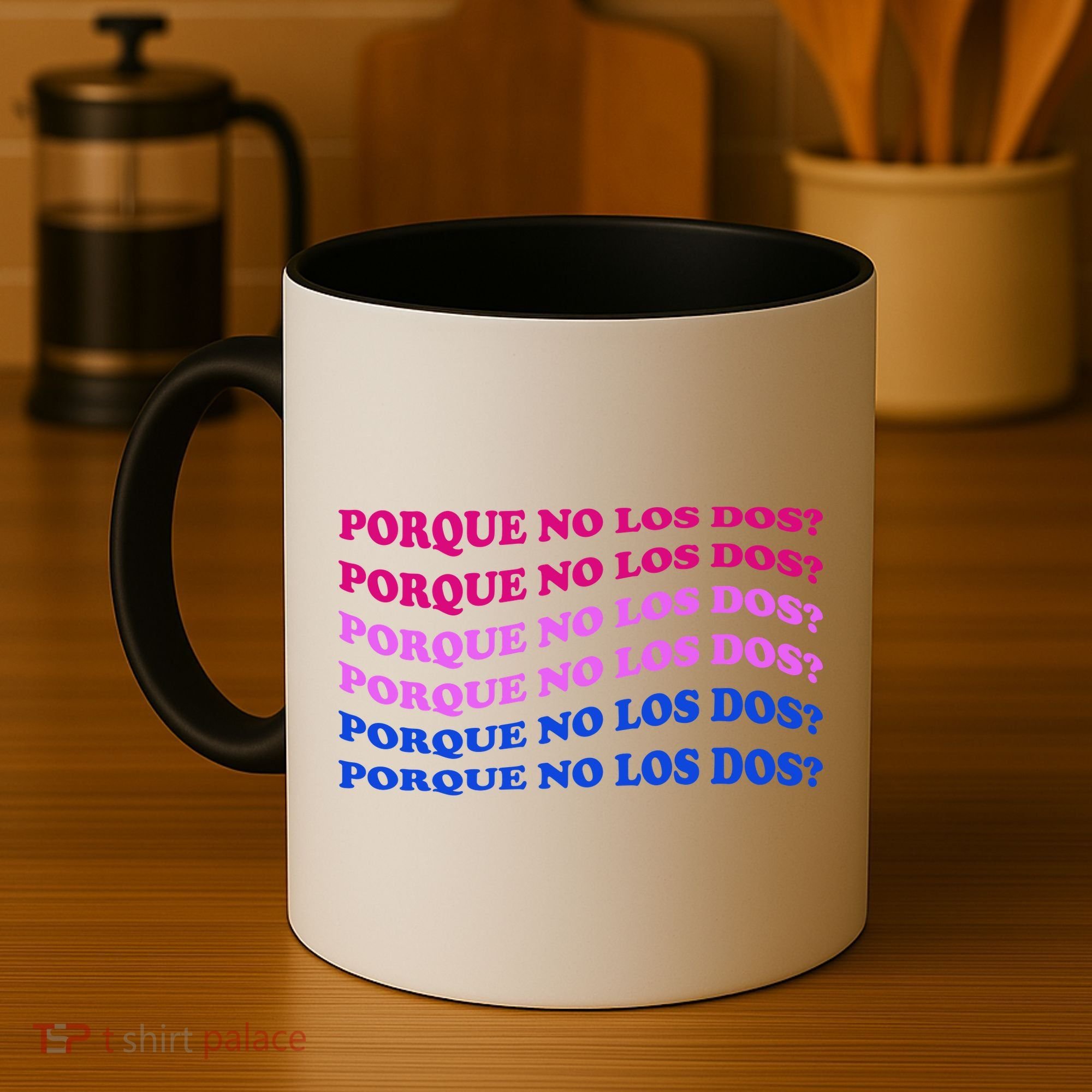 Porque No Los Dos Why Not Both Spanish Mexico Bisexual Pride Gift Coffee Mug