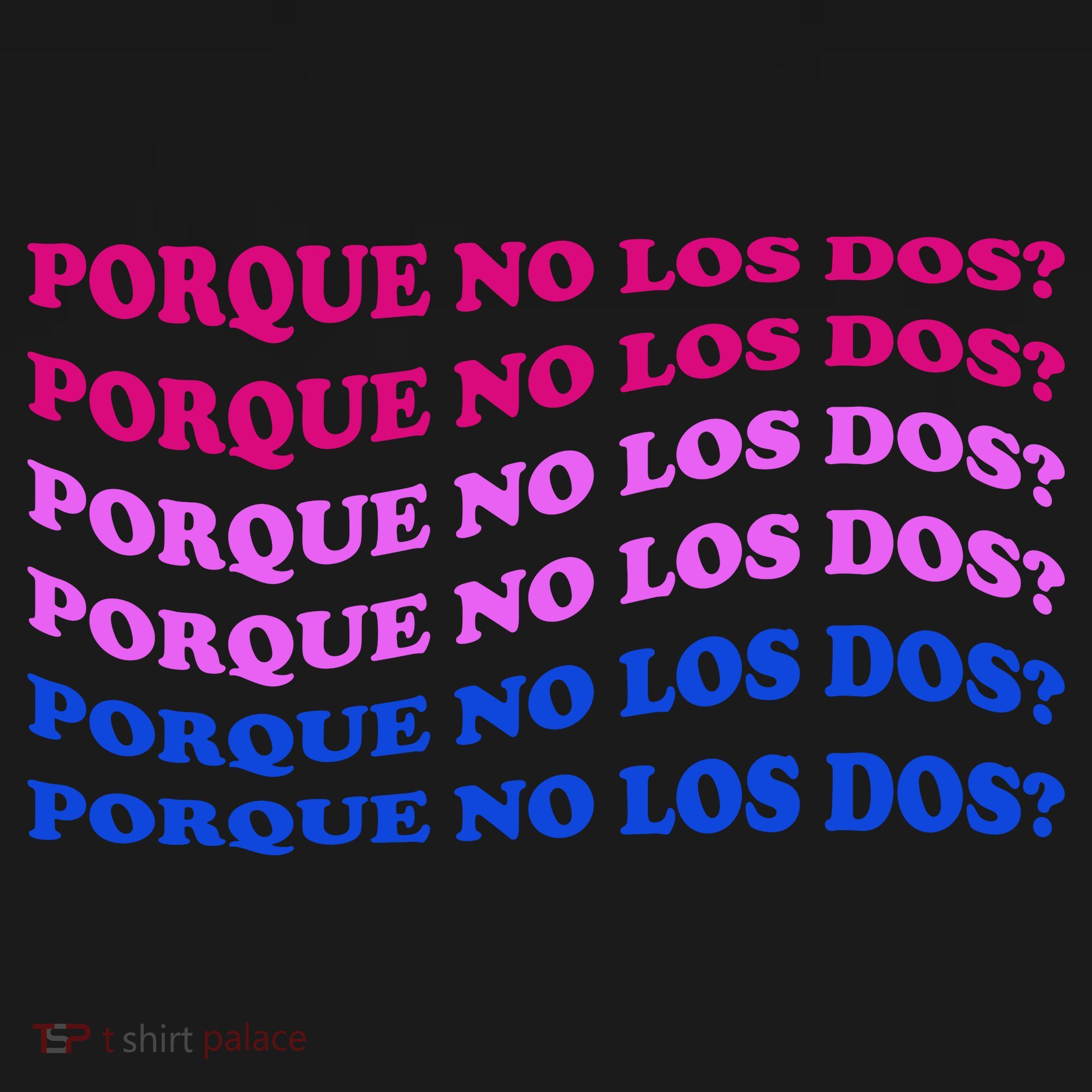 Porque No Los Dos Why Not Both Spanish Mexico Bisexual Pride Gift Mousepad