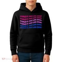 Porque No Los Dos Why Not Both Spanish Mexico Bisexual Pride Gift Kids Hoodie thumb 4