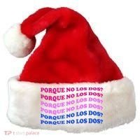 Porque No Los Dos Why Not Both Spanish Mexico Bisexual Pride Gift Santa Hat thumb 0