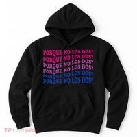 Porque No Los Dos Why Not Both Spanish Mexico Bisexual Pride Hoodie thumb 0
