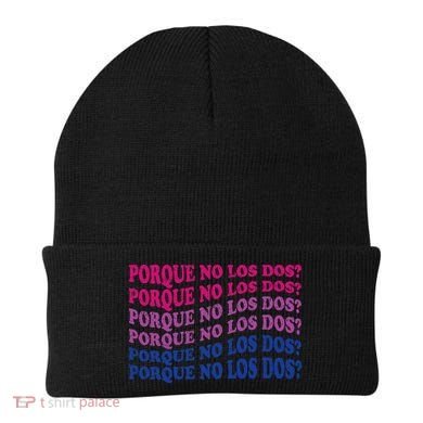 Porque No Los Dos Why Not Both Spanish Mexico Bisexual Pride Beanie
