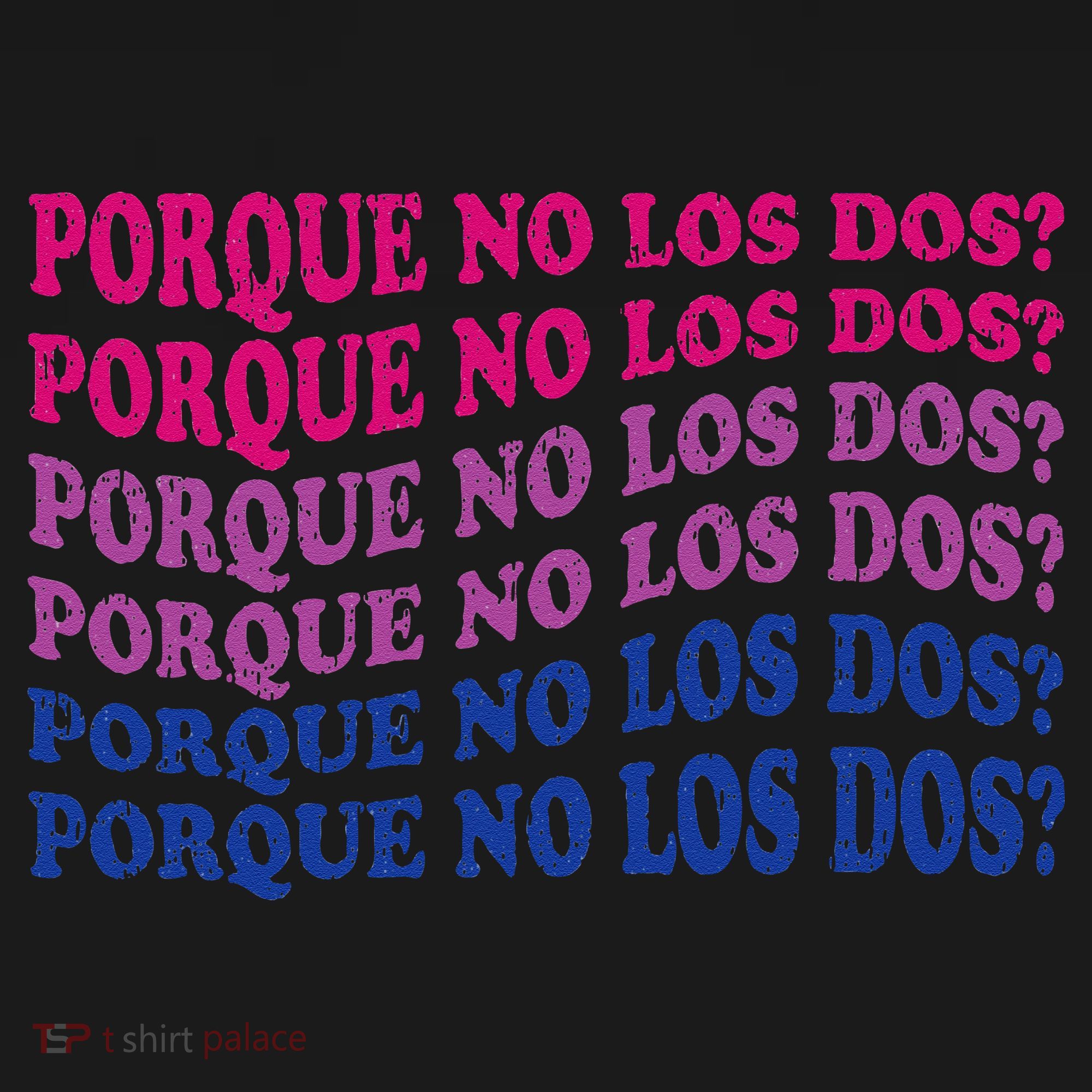 Porque No Los Dos Why Not Both Spanish Mexico Bisexual Pride Mousepad