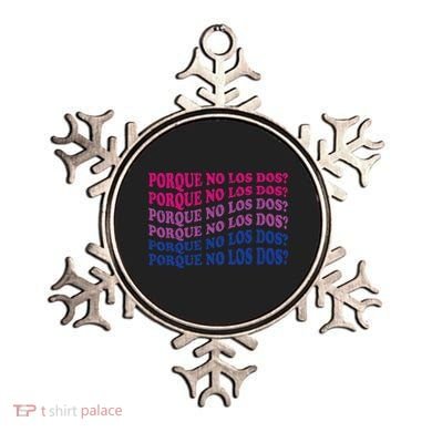 Porque No Los Dos Why Not Both Spanish Mexico Bisexual Pride Ornament