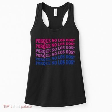 Porque No Los Dos Why Not Both Spanish Mexico Bisexual Pride Women's Tank Top