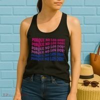Porque No Los Dos Why Not Both Spanish Mexico Bisexual Pride Women's Tank Top thumb 2