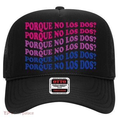 Porque No Los Dos Why Not Both Spanish Mexico Bisexual Pride Hat