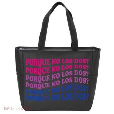 Porque No Los Dos Why Not Both Spanish Mexico Bisexual Pride Tote Bag